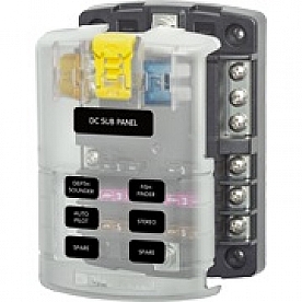 Blue Sea Fuse Block - ATO/ ATC Blade 32 Volt DC 5025-BSS