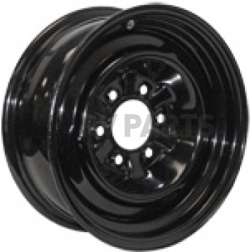 Americana Steel Trailer Wheel - 15 Inch with 5x4.50 Bolt Pattern Black - 20504