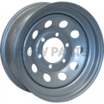 Americana Steel Trailer Wheel - 16 Inch with 6x5.50 Bolt Pattern Morton Silver - 20746