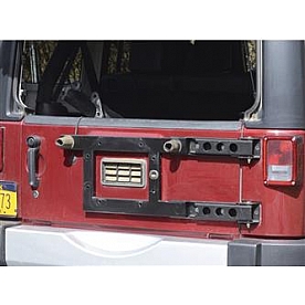 MOR/ryde Spare Tire Carrier Reinforcement Bracket Black  - JP54-016