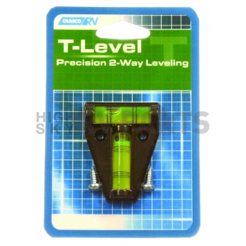 Camco RV Level - Side To Side And Front To Rear Bubble - 25543-2