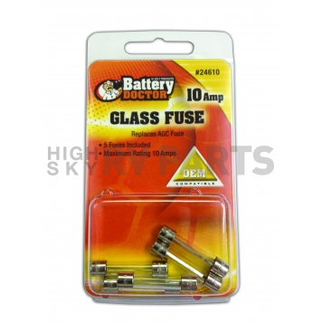 WirthCo AGC Fuse Glass Tube AGC 20 Amp Pack of 5 - 24620