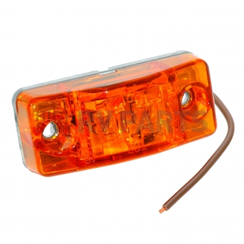 Bargman Trailer LED Light - 2.64 inch x 1.2 inch Amber - 42-99-402