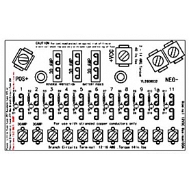 Parallax Power Supply Fuse Block -  12 Volt DC M036-7100-002