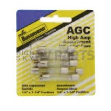 Bussman Fuse Assortment AGC Glass - Pack of 10 - BP/AGC-AH10-RP