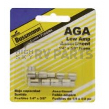 Bussman Fuse Assortment AGA Glass - Pack of 8 - BP/AGA-AH8-RP