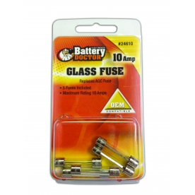 WirthCo AGC Fuse Glass Tube AGC 10 Amp Case Of 50 - 24610-50