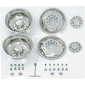 Phoenix USA Wheel Simulator Stainless Steel Front And Rear - Set Of 4 - NG961
