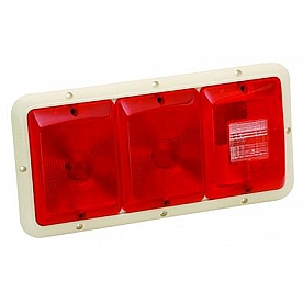 Bargman Trailer Light -  Rectangular Red  - 30-84-002
