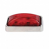 Optronics Clearance Marker Light - 2-1/2 Inch x 1-1/4 Inch Red - MCL91RK