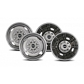 Pacific Dualies Wheel Simulator - Stainless Steel Front And Rear - Set Of 4 - 29-1608