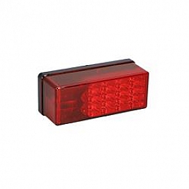 Bargman Trailer Light - LED Rectangular Red  - 407530