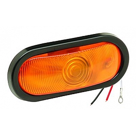 Bargman Trailer Light -  Oblong Amber  - 44-06-032