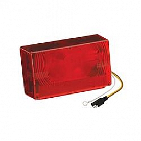 Bargman Trailer Light - Incandescent Rectangular Red  - 423025