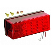 Bargman Trailer Light - LED Rectangular Red  - 271575