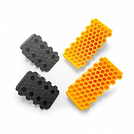 Camco Leveling Block - Black/ Orange Plastic - Set of 2 - 44425