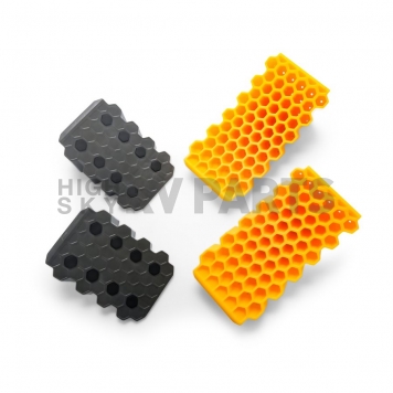 Camco Leveling Block - Black/ Orange Plastic - Set of 2 - 44425