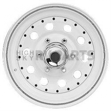 Americana Steel Trailer Wheel - 14 Inch with 5x4.50 Bolt Pattern White - 20365