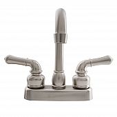 Dura Faucet Lavatory  Silver Plastic Body With Brass Spout - DF-PB150C-SN