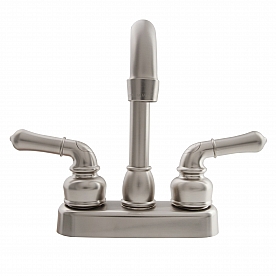 Dura Faucet Lavatory  Silver Plastic Body With Brass Spout - DF-PB150C-SN