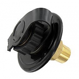 Valterra Fresh Water Inlet  - Brass Black - A01-0169LF