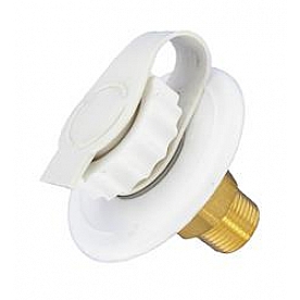 Valterra Fresh Water Inlet  - Brass White - A01-0170LF