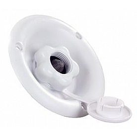 JR Products Water Fill Polar White - Plastic Male 1/2 inch MPT Check Valve - 321-B-2P-A