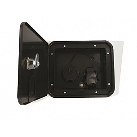 Valterra Fresh Water Inlet  - Plastic Black - A01-2004BK