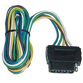 Husky Towing Trailer Connector - 5 Way Flat 48 inch Led - 11970