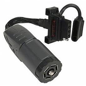 Husky Towing Trailer Wiring Connector Adapter 7 Blade To 5 Flat - 30473