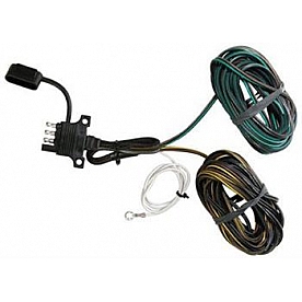 Husky Towing Trailer Wiring Flat Connector - 4 Way 20 foot Length - 30496
