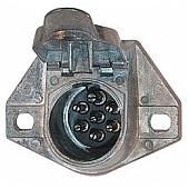 Husky Towing Trailer Wiring Connector - 7 Pole Round - 30465