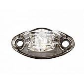 Valterra Clearance Marker Light - 2-5/8 Inch x 1-1/4 Inch Rectangle Clear - DG52504VP