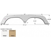 Icon Fender Skirt For Thor  Dutchmen/AeroLite 67-1/2 Inch 13-1/4 Inch  White 01822