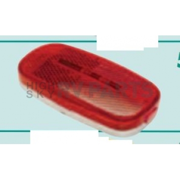 Valterra Clearance Marker Light - 4 Inch x 2 Inch Rectangle Red - DG52712VP
