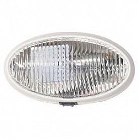 Valterra Porch Clear Oval Light - With On/Off Switch - DG52730VP