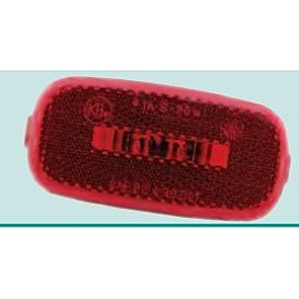 Valterra Clearance Marker Light - 4 Inch x 2 Inch Rectangle Red - DG52714VP