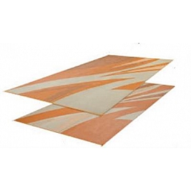 Faulkner RV Patio Mat 16 Feet x 8 Feet Tan And Gold - 45638