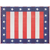Faulkner RV Patio Mat 20 Feet x 8 Feet Independence Day - 46502