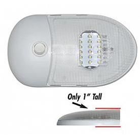 Valterra Interior Ceiling LED Light - Daylight White with Clear Lens - DG65429VP