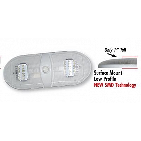 Valterra Interior Ceiling LED Light - Daylight White with Clear Lens - DG65430VP