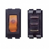 Valterra Illuminated Switch - Single Pole Single Throw Amber 3 Per Bag - DG137PB
