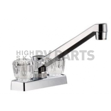 Dura Faucet Kitchen  Silver Acrylic Knob - DF-PK640A-CP