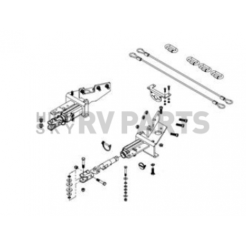 Demco RV Vehicle Baseplate For RAM 1500 - 9519341