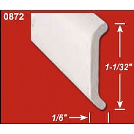 AP Products Trim Molding Insert 8' x 1/6 inch Silver - Aluminum - 021-87203-8