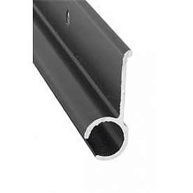 AP Products Awning Rail - 16 Feet Black Aluminum - 021-50802-16