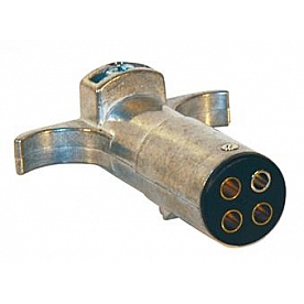 Hopkins MFG Trailer Wiring Connector Trailer End 4 Round  - 52006