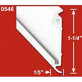 AP Products Trim Molding Insert 16' x 1/5 inch Mill - Aluminum - 021-54603-16