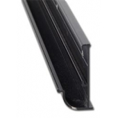 AP Products Awning Rail - 16 Feet Black Aluminum - 021-56202-16
