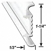AP Products Trim Molding Insert 16' x 1/3 inch Silver - Aluminum - 021-56403-16